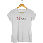 Bihar-hindi-gray-ladies-T-Shirt
