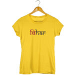 Bihar-hindi-yellow-ladies-T-Shirt