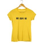 Ka haal ba ladies T-Shirt Yellow