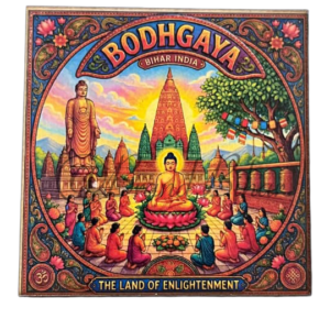 Brand Bihar The Land of Enlightenment Bodhgaya Fridge Magnets